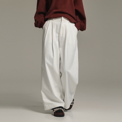 AIRIQI春季新款直筒廓形休闲裤