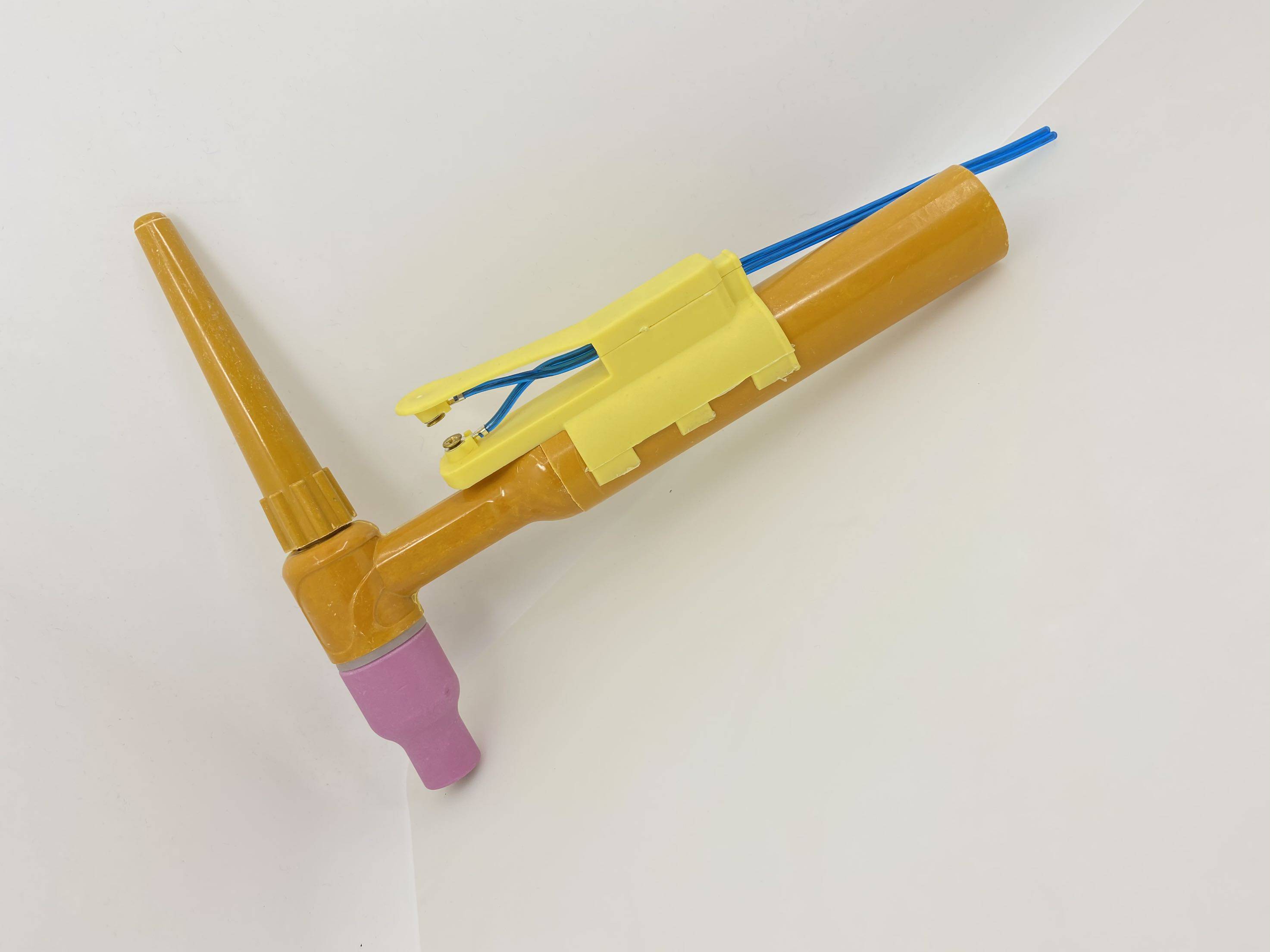 qq/qs300氩弧焊枪新款一体卡扣铜接触式省力开关轻李芯开关壳一体