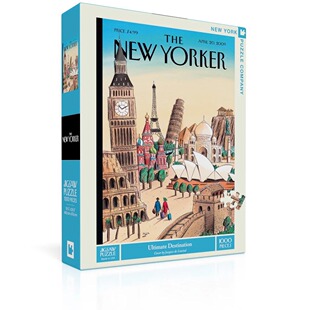 美国进口纽约客拼图-终极目的地-1000片正品益智解压烧脑玩具潮玩