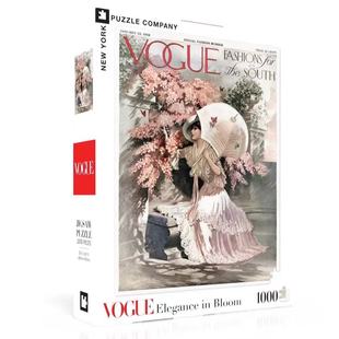 美国进口纽约客拼图-樱花树下-1000片益智解压烧脑玩具潮玩