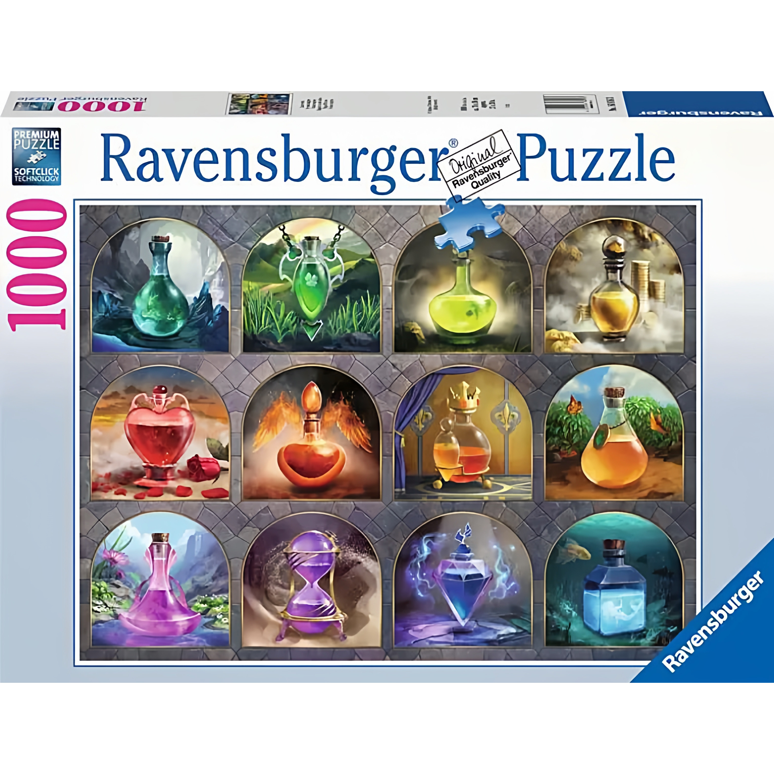 Ravensburger睿思-魔法药水-1000片进口拼图益智解压烧脑