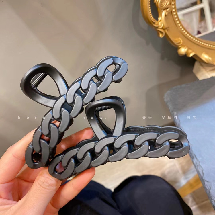 抓夹鲨鱼黑色基础好用头发