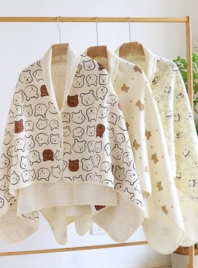 月子披肩产后春秋冬季四季通用夏季薄款护肩保暖哺乳斗篷空调房