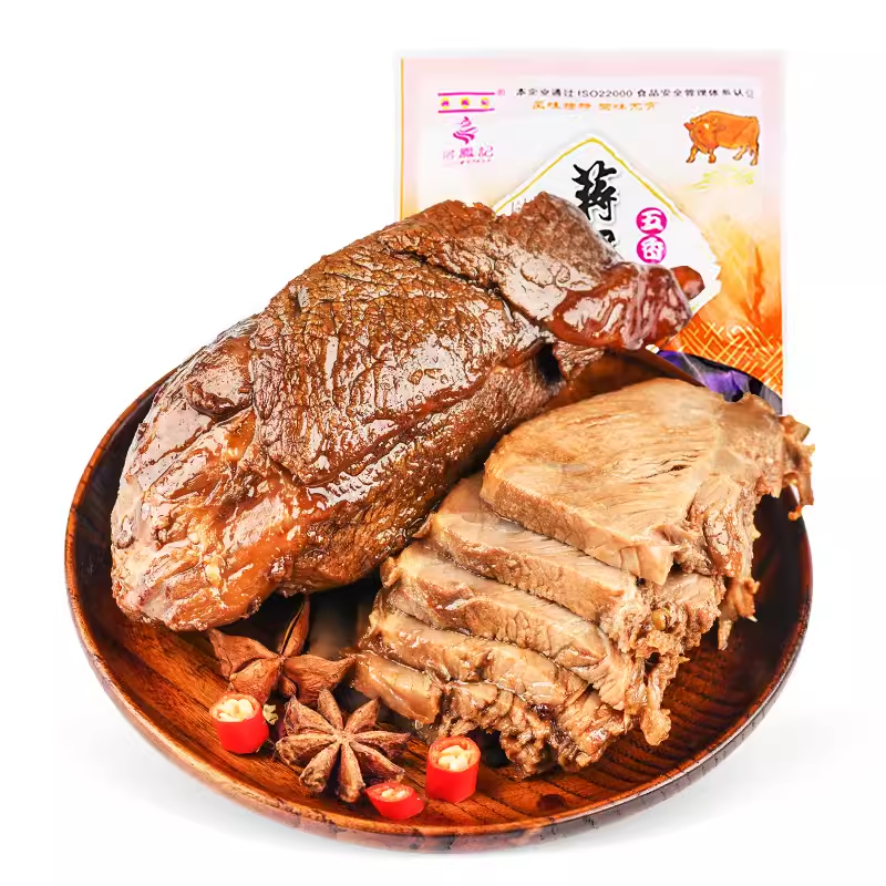 蒋凤记五香牛肉卤味酱牛肉熟食真空装开袋即食肉零食下酒菜凉拌菜