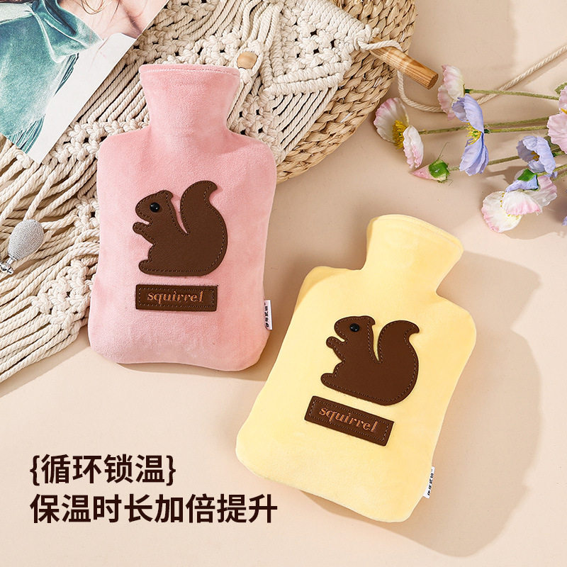 热水袋暖水袋注水式热敷专用暖手宝被窝专用灌水小号暖手袋暖宝宝