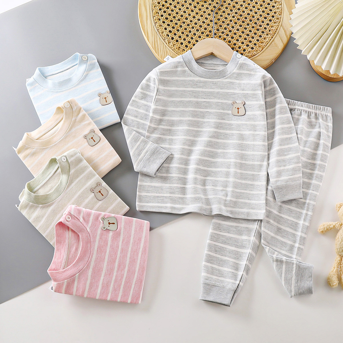 儿童纯棉秋衣秋裤男童女童彩棉套装宝宝保暖全棉婴儿内衣套装秋冬,童装/婴儿装/亲子装,家居服套装,淘宝优惠券,粉丝福利购,淘宝优惠卷