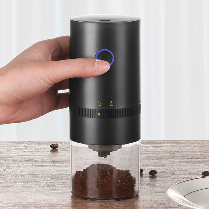 电动磨豆机家用便携咖啡豆小型研磨器全自动磨粉器咖啡器具手磨