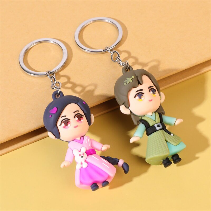 斗罗大陆可爱卡通pvc挂件钥匙扣史莱克七怪公仔娃娃派件包包配件