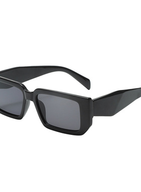 现货新款欧美小方框时尚墨镜女高级感出游防晒轻奢个性太阳镜