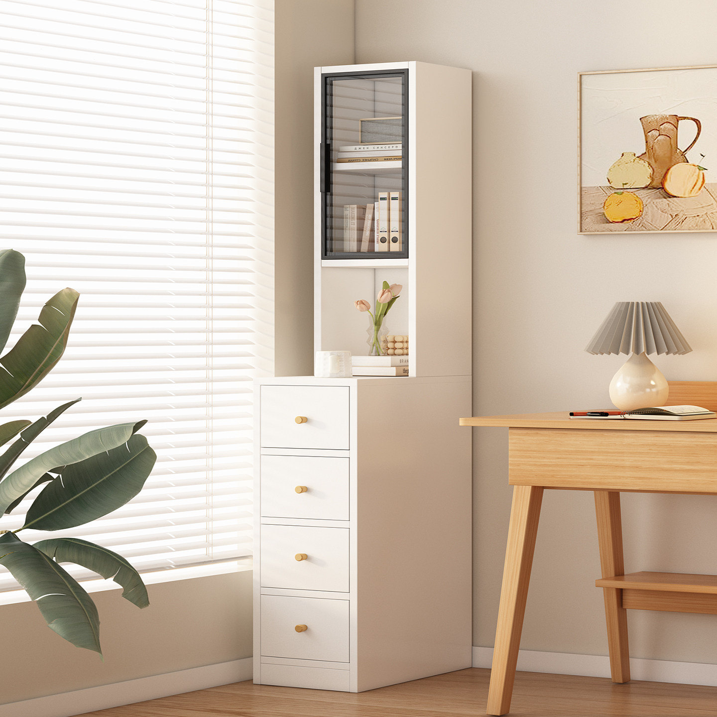 实木边柜沙发侧边柜家用夹缝收纳柜餐边柜卧室储物柜定制窄柜书柜