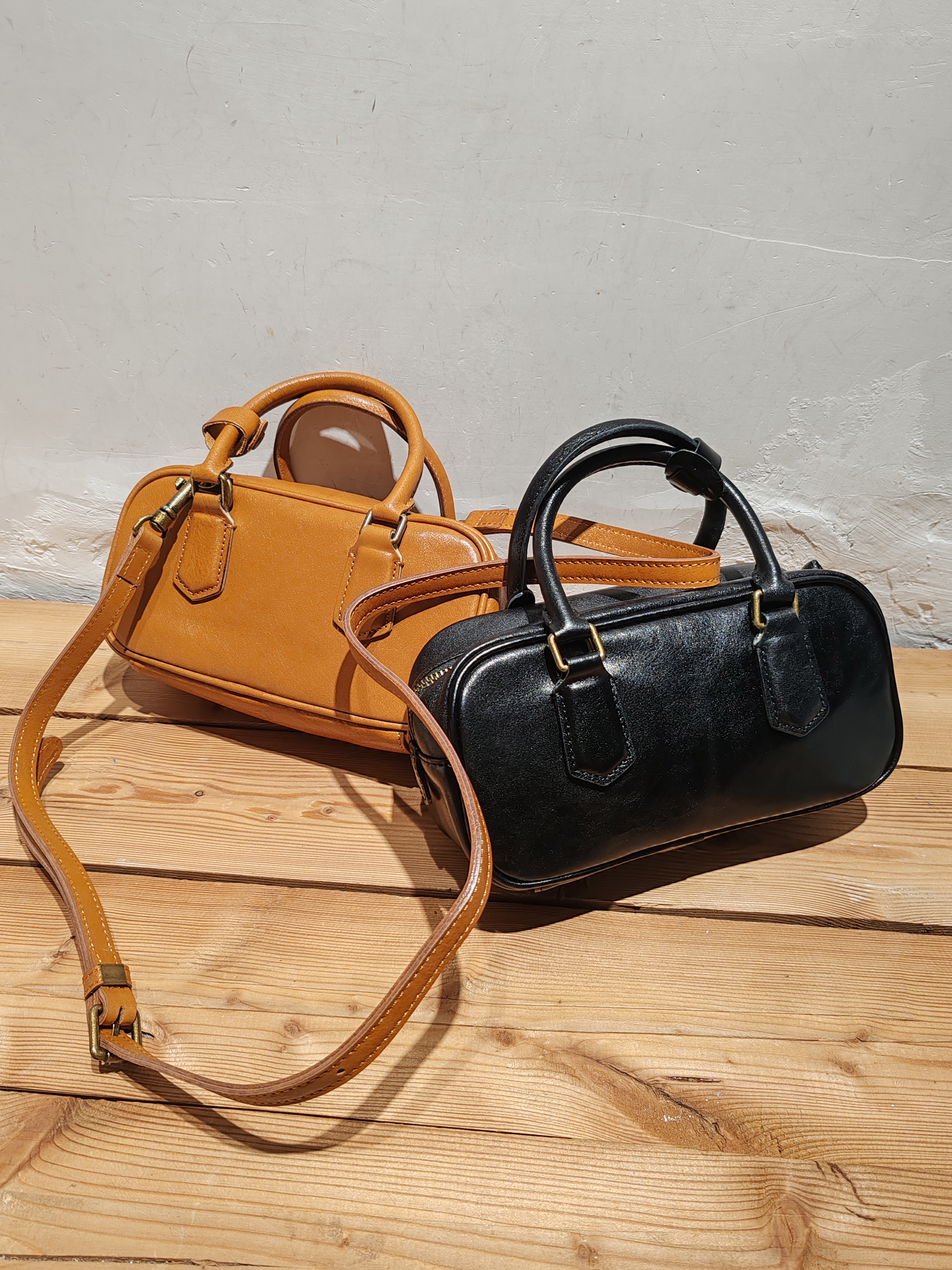 外贸出口头层牛皮真皮休闲通勤百搭单肩手提小包