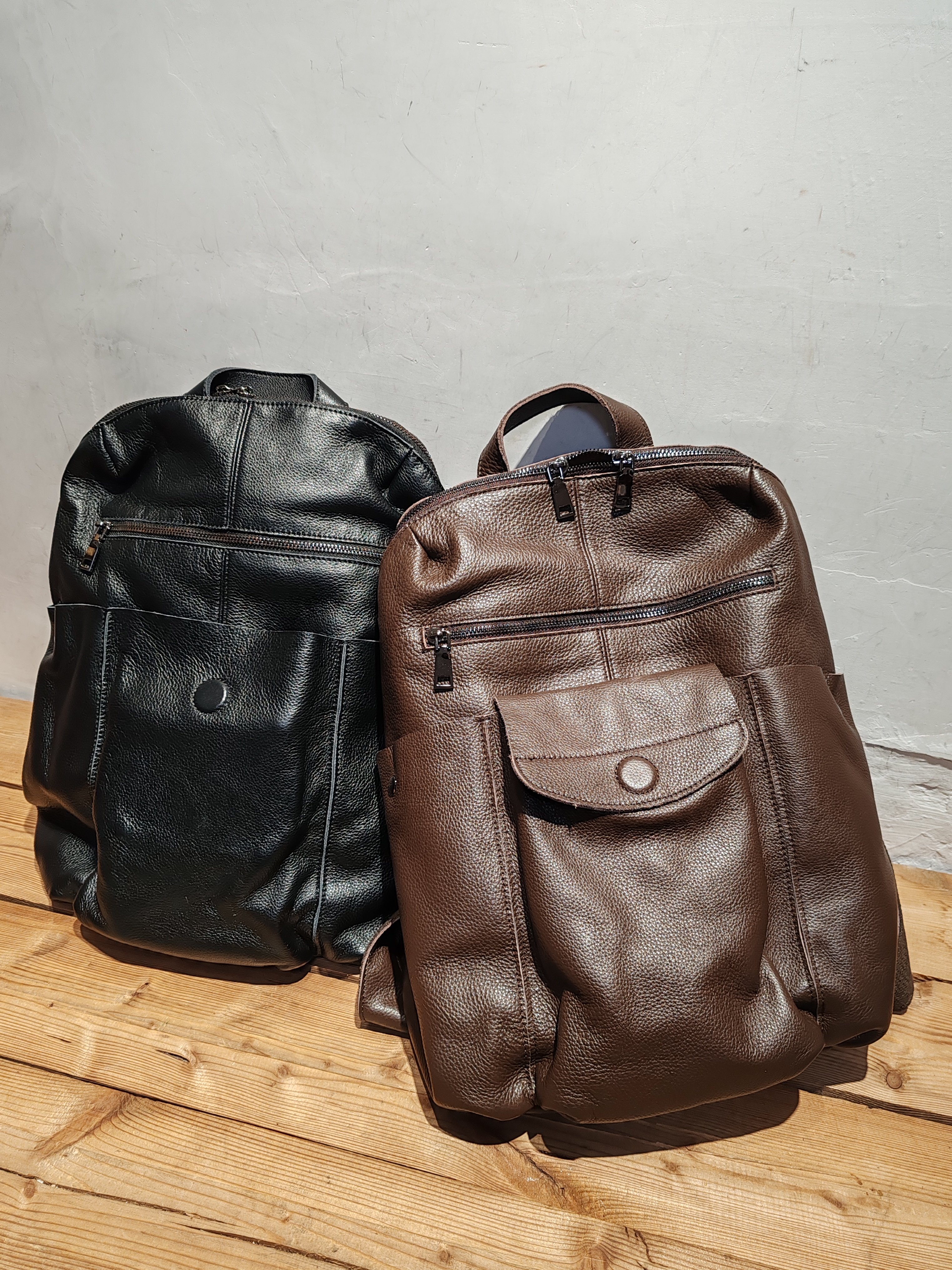 外贸出口头层牛皮软皮真皮男款休闲复古双肩背包,箱包皮具/热销女包/男包,双肩背包,淘宝优惠券,粉丝福利购,淘宝优惠卷