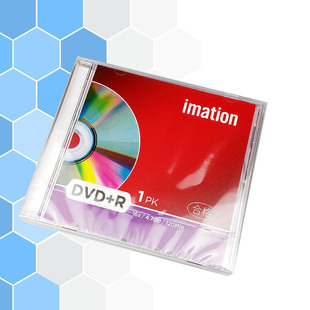 怡敏信Imation台产DVD空白光盘单片盒装4.7g刻录盘刻录碟片