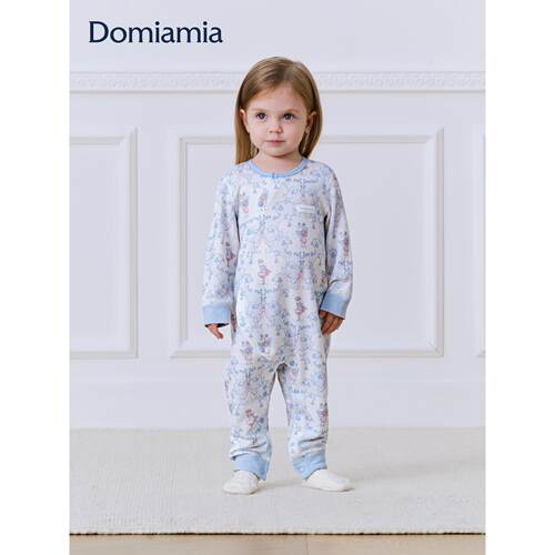 【新品】[新品]Domiamia儿童爬服婴儿宝宝26秋冬季加绒满月小月龄