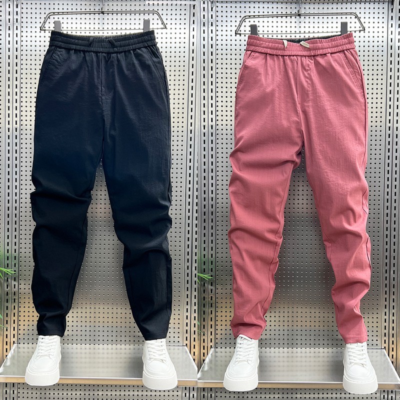 zKpG休闲九分裤子男士夏季