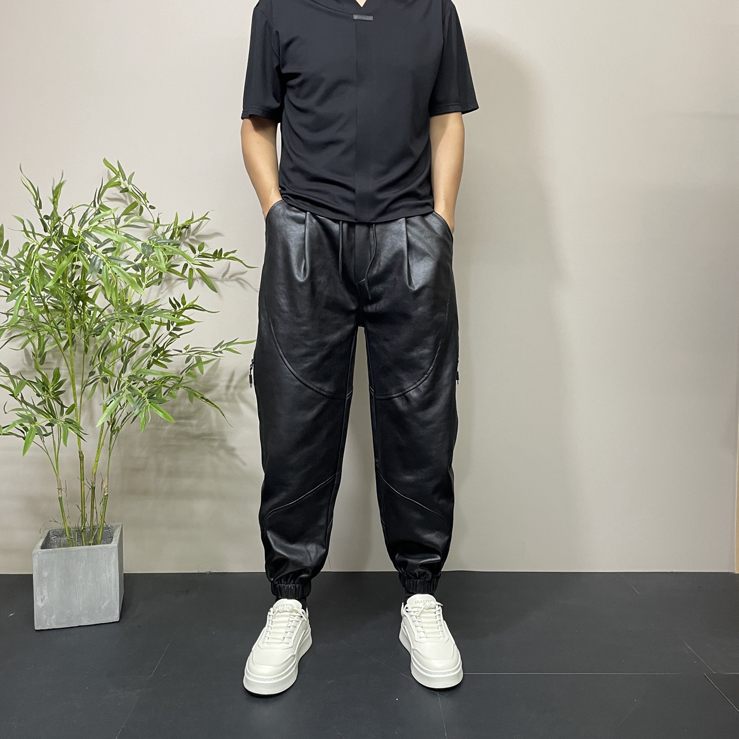 2025秋季新款男士皮裤