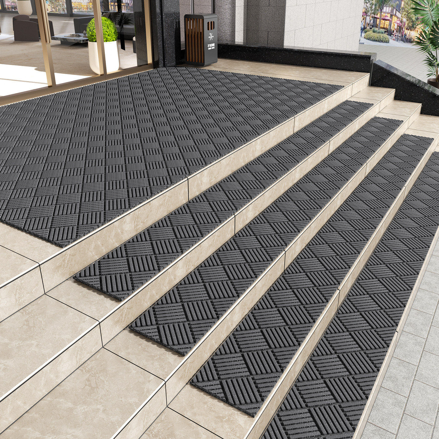 户外楼梯踏步垫店铺酒店门口迎宾地毯地垫室外长条台阶防滑脚垫,居家布艺,商业地毯地垫,淘宝优惠券,粉丝福利购,淘宝优惠卷