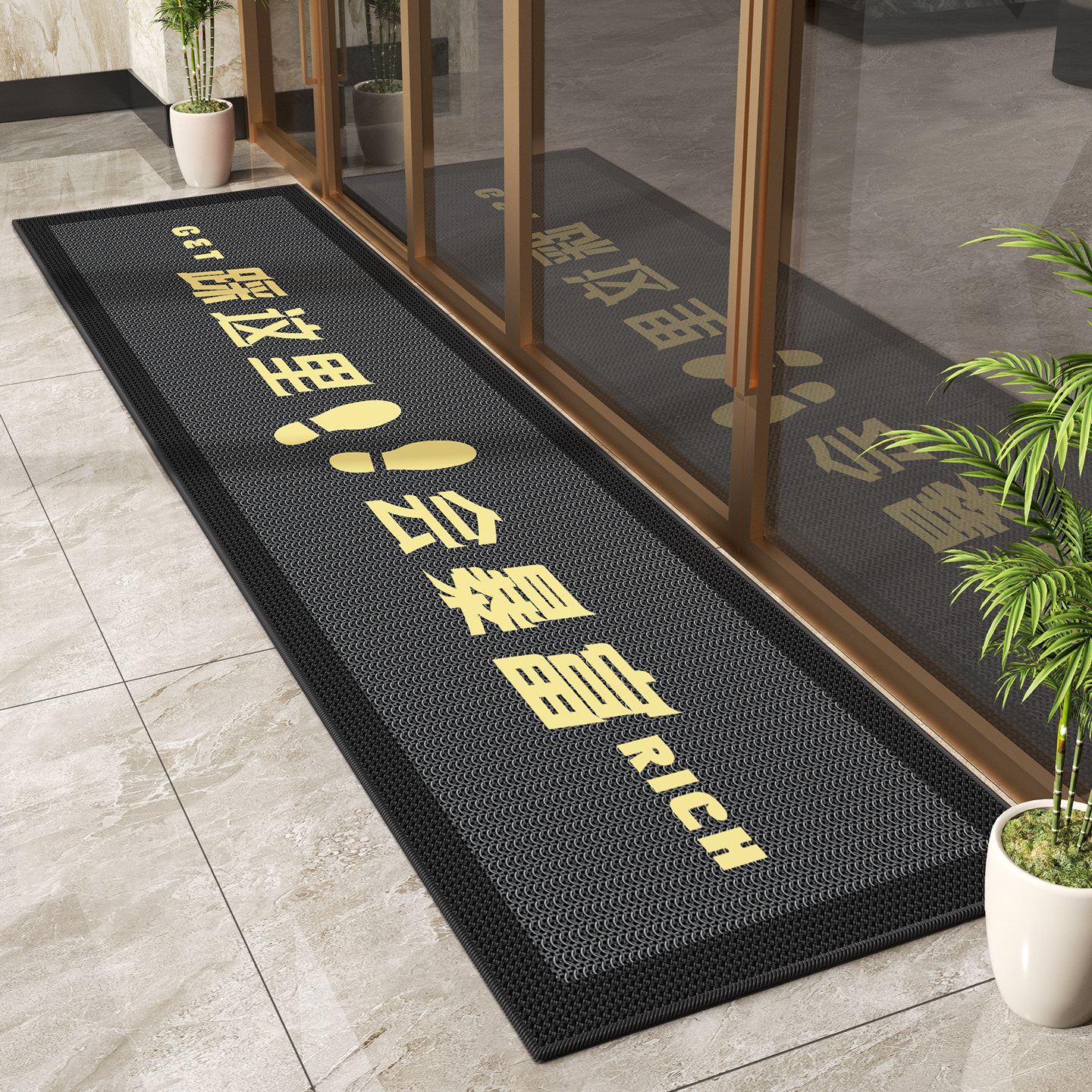 可定制高级感商用入户门口地垫店铺酒店除尘免洗地毯室外防滑垫子,居家布艺,入户地垫,淘宝优惠券,粉丝福利购,淘宝优惠卷