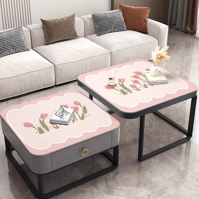 正方形桌布防油免洗防水餐桌垫子方桌茶几布四方桌八仙桌皮革桌布