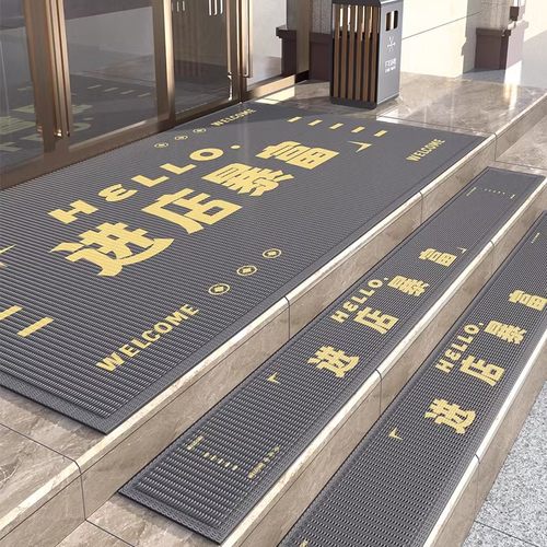 雪妮丝店铺门口定制logo地垫