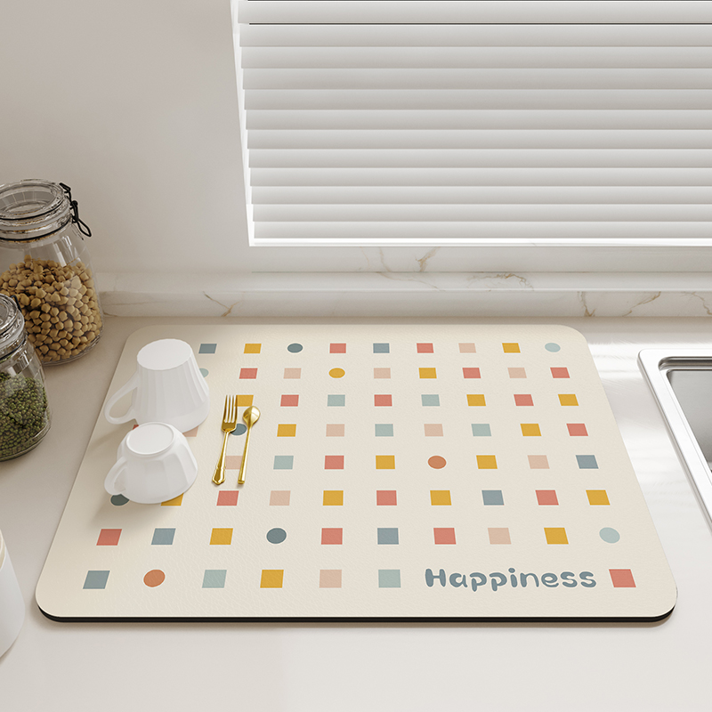 富梦尚免洗吸水厨房台面沥水垫