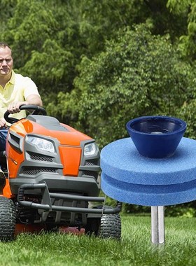 3Pack Double Layer Diamond Lawn Mower Blade Sharpener Wear L