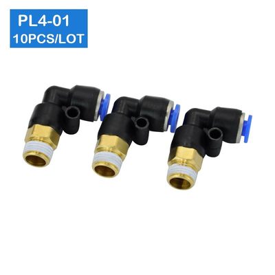 High quality 10 Pcs  of PL4 01, 1/8'' Male Thread to 4mm El