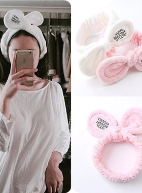 New Fashion Women Cute Big Ears Comfortable Wash Face Bathe