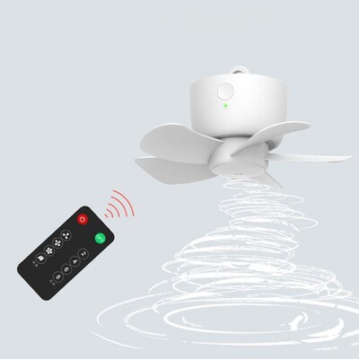 Remote Control Timing SB Powered Ceiling Fan Air Cooler 4 Sp