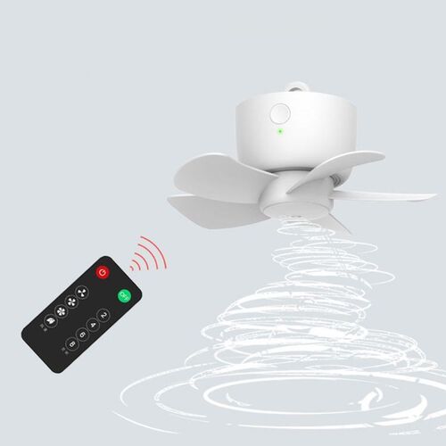 Remote Control Timing SB Powered Ceiling Fan Air Cooler 4 Sp