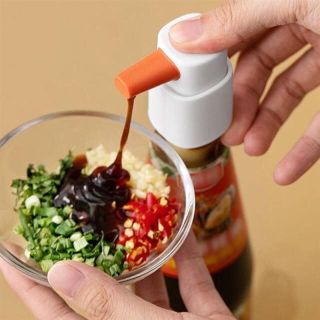Liquid Dispenser For Syrup Ketchup Vinegar Oil Bottle Head P