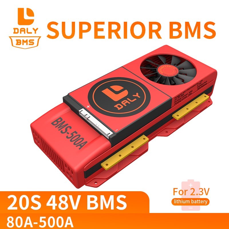 138 Fan LTO battery BMS 20S 48V 80A 100A 150A  to 500A  lith