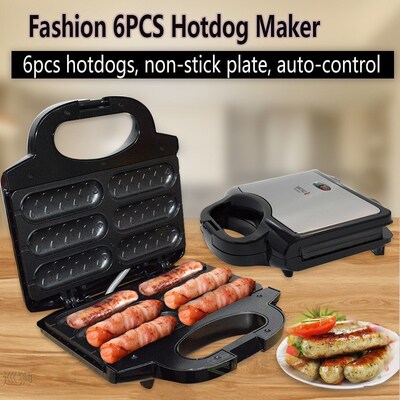 Electric Waffle Sausage Machine Crispy French Hot Dog Lolly