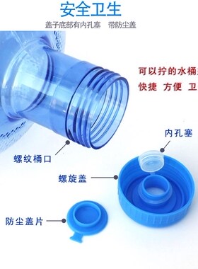 Domestic water storage with pure water bucket