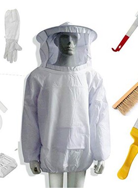 Beekeeping Beekeeper Suit Bee Jacket Gloves Bee Hive Brush J