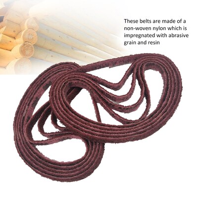 10PCS 533 x 10mm 150/240/400/600 Grits Polishing Nylon Belt
