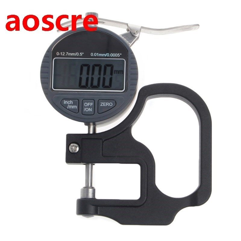 0-12.7mm Electronic Micrometer Digital Thickness Meter Gauge
