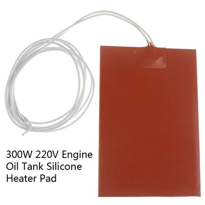 300W 220V Engine Oil Tank Silicone waterproof Heater Pad Uni