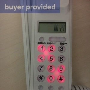 Wall Mounted mini fixed Telephone Corded Phone small Landlin