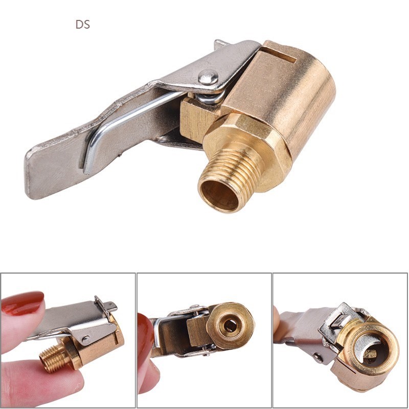 Car Truck s Air Pump Chuck Tyre Valve 8mm Pump Valve    Clam