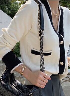 Vintage Ladies Knitted Cardigans Sweaters Women Long Sleeve