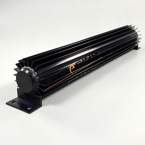 Universal 18 Inch Transmission Oil Cooler Kit ROUND DUAL PAS