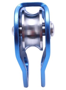 Heart-Shape Climbing Double Pulley Steel Cable Rope 1m Climb