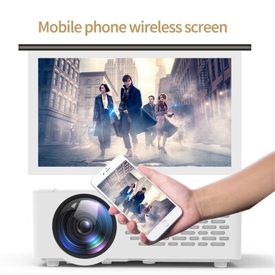 J12 LED 1080P Projector Mobile Phone Wifi Wireless Screen Mi