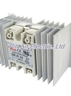 AC-AC Single Phase solid state relay SSR 25A 24-380V 80-280V