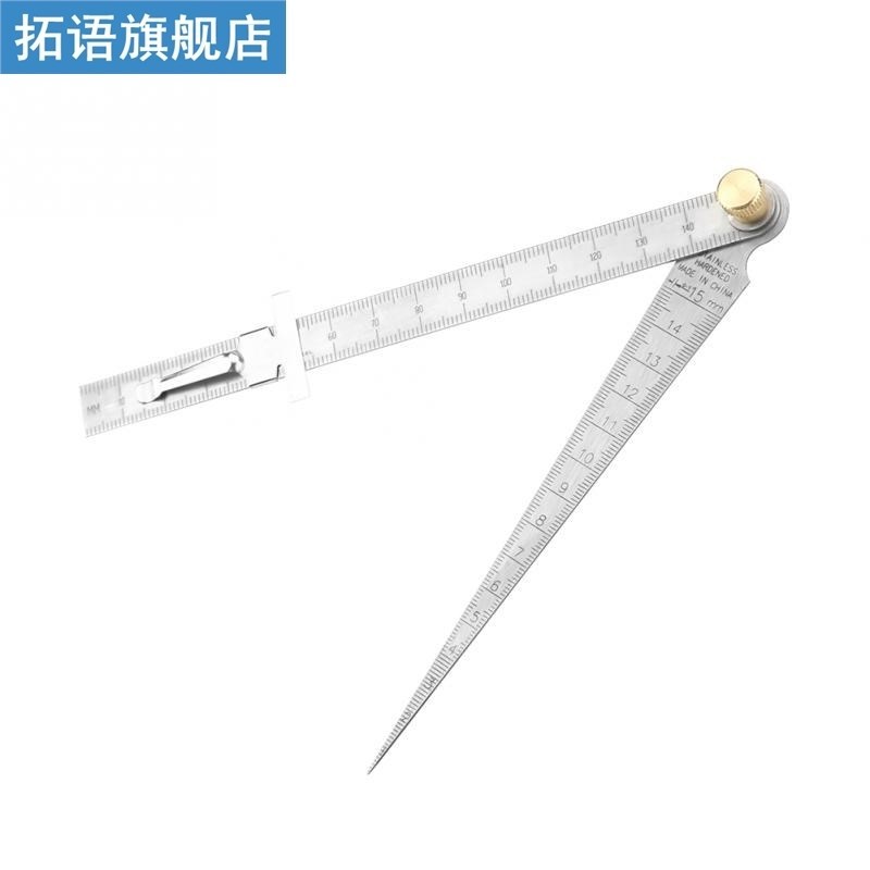 Stainless Steel Welding Taper Feeler Gauge Ruler Hole Inspec