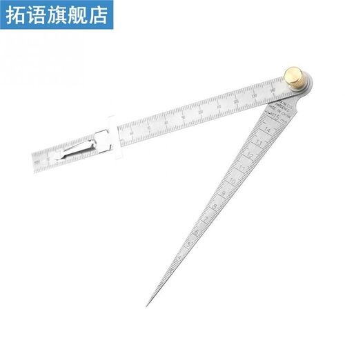 Stainless Steel Welding Taper Feeler Gauge Ruler Hole Inspec