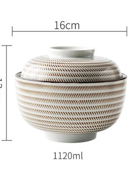 Japanese HENGFENG 4.5inch and 6.5inch Ceramic Soup Bowl With