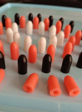 20PCS Syringe Silicone Rubber Cap Needle Cover Injector Seal