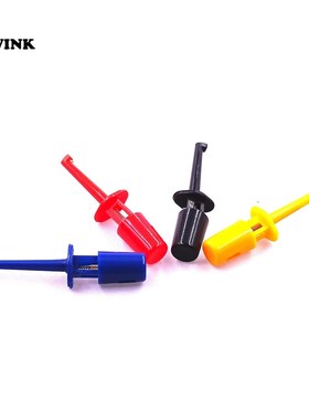 1000PCS 1.7'' Multimeter Lead Wire Kit Test Hook Clip Grabbe
